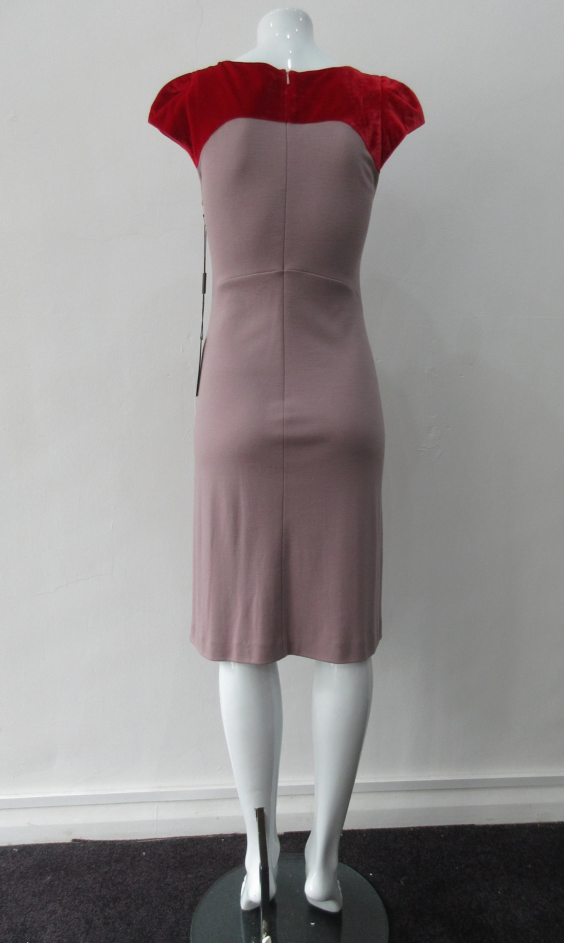 110102 -Contrast Yoke Dress