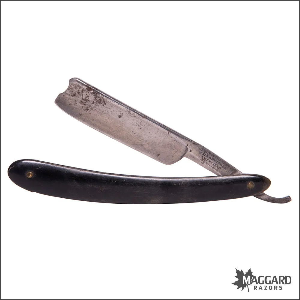 #1110 Vintage Straight Razor - Wade & Butcher, 13/16 