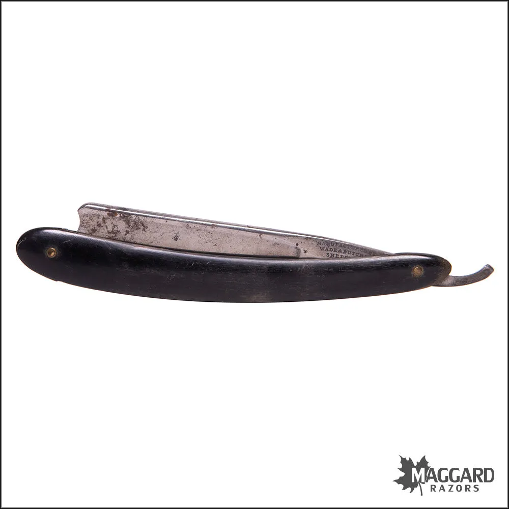 #1110 Vintage Straight Razor - Wade & Butcher, 13/16 