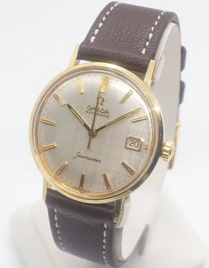 1960s Omega 14K Gold Seamaster Date