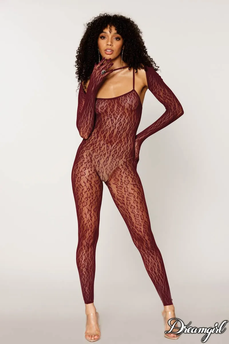 2PC Leopard Bodystocking