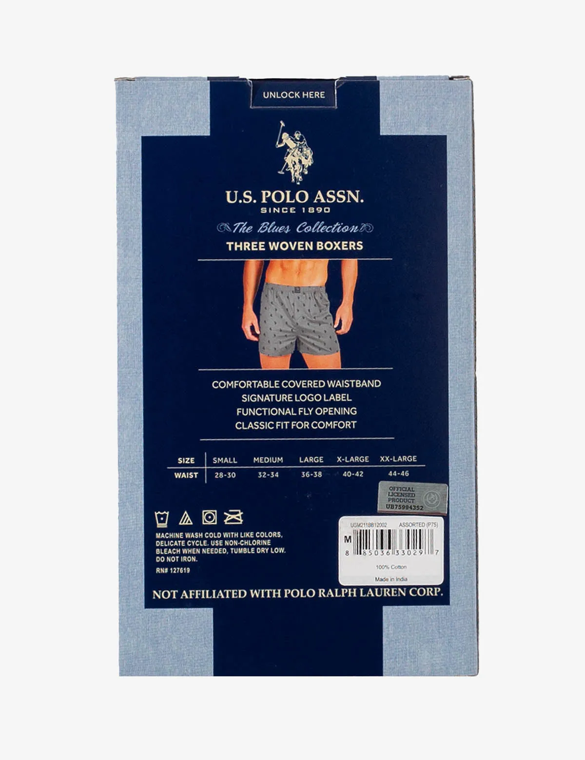 3 PACK WOVEN BOXERS