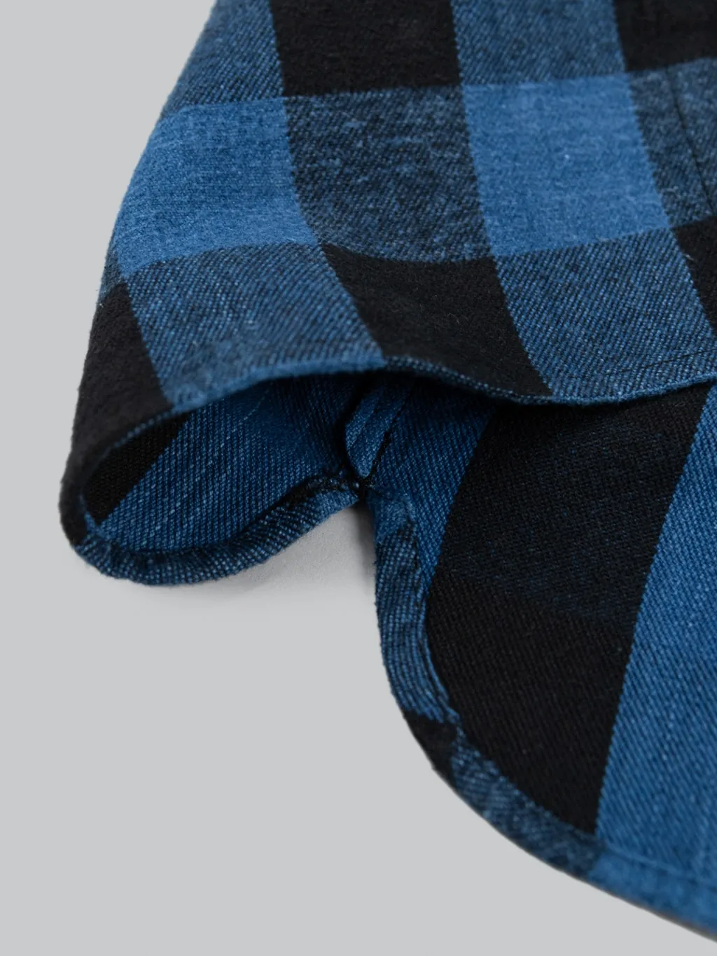 3sixteen Crosscut Flannel Indigo Buffalo Plaid