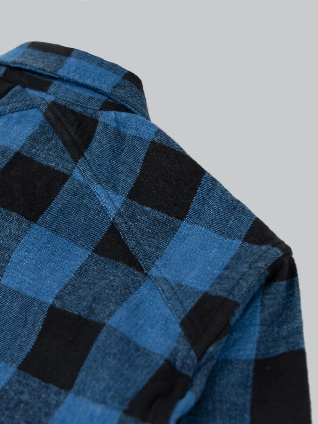 3sixteen Crosscut Flannel Indigo Buffalo Plaid