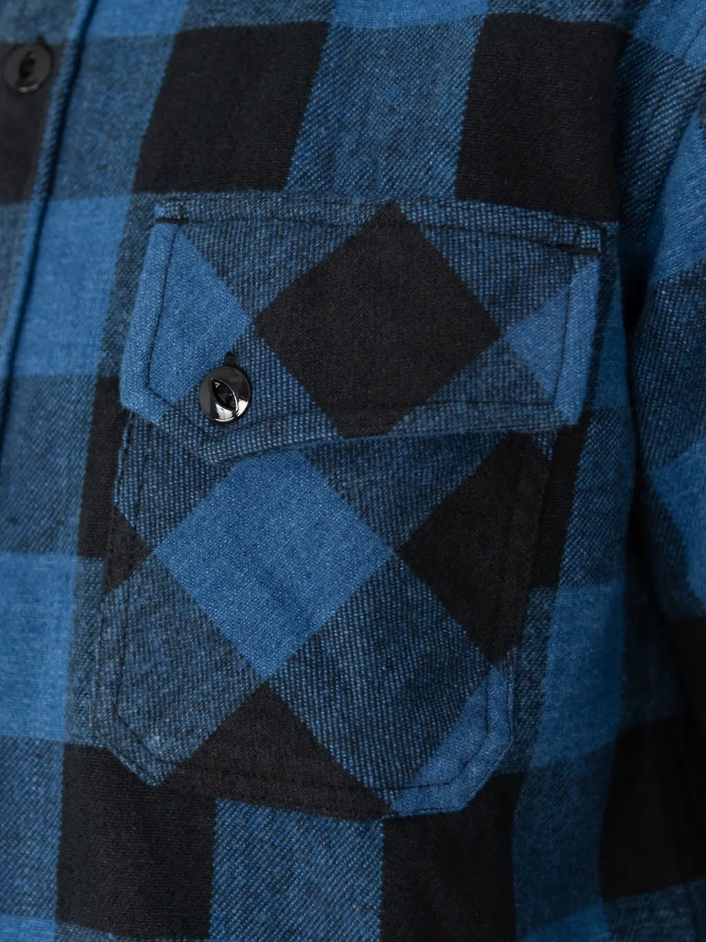 3sixteen Crosscut Flannel Indigo Buffalo Plaid