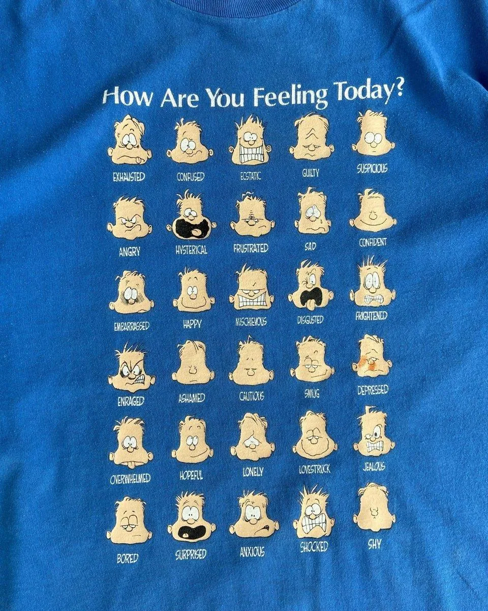 90'S 'HOW ARE YOU FEELING TODAY' TEE - XL