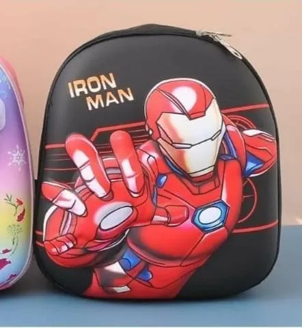 A 3D Hard case backpack for kids (Iron Man)