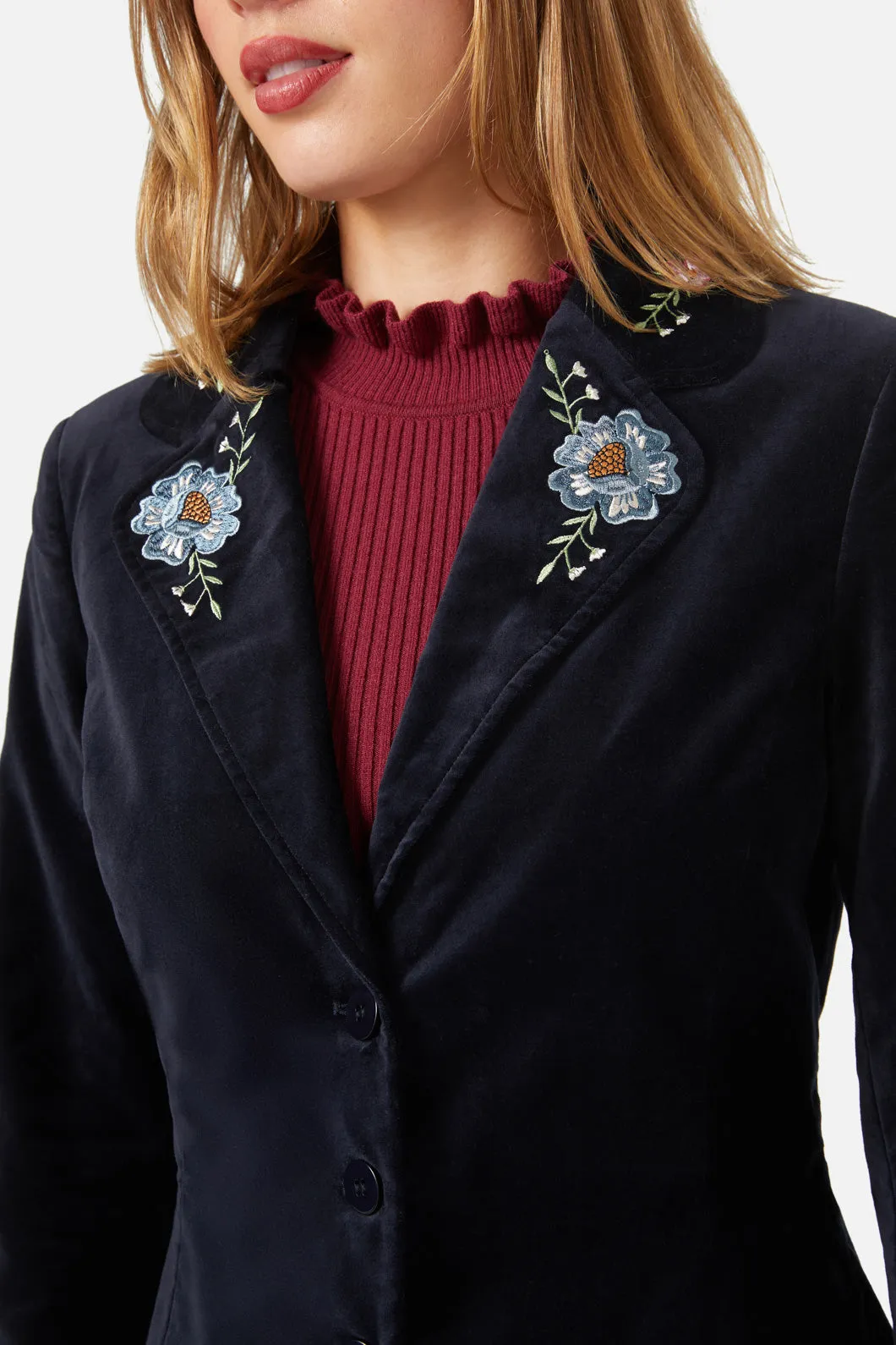 Agnes Velvet Blazer