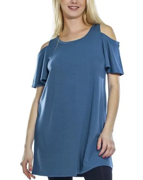 Ahh Dreams Flutter Sleeve Tunic - FINAL SALE