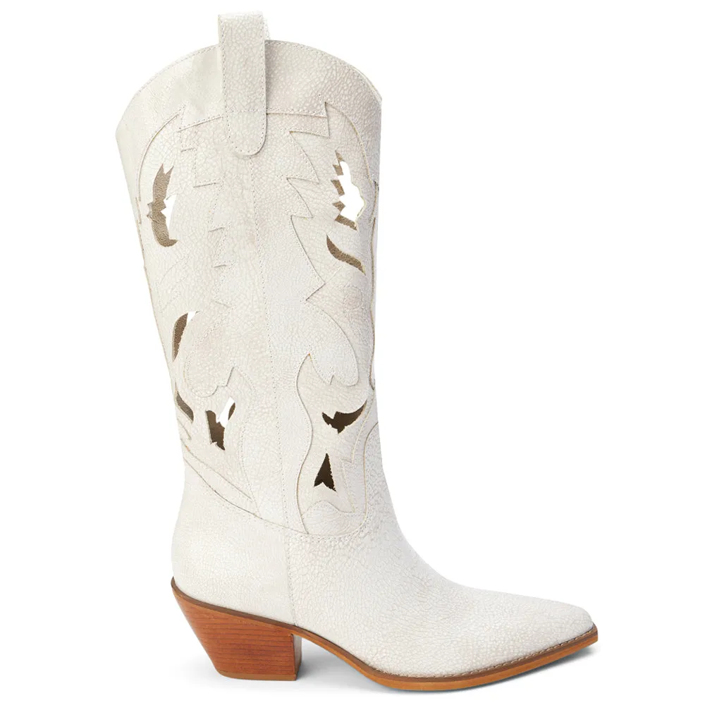 Alice Cut-Out Pointed Toe Cowboy Boots