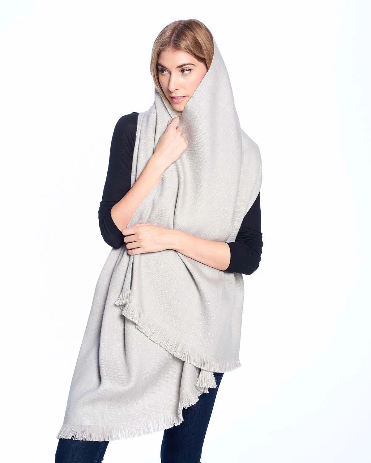 Alpaca Wrap Reversible - Polar Drift