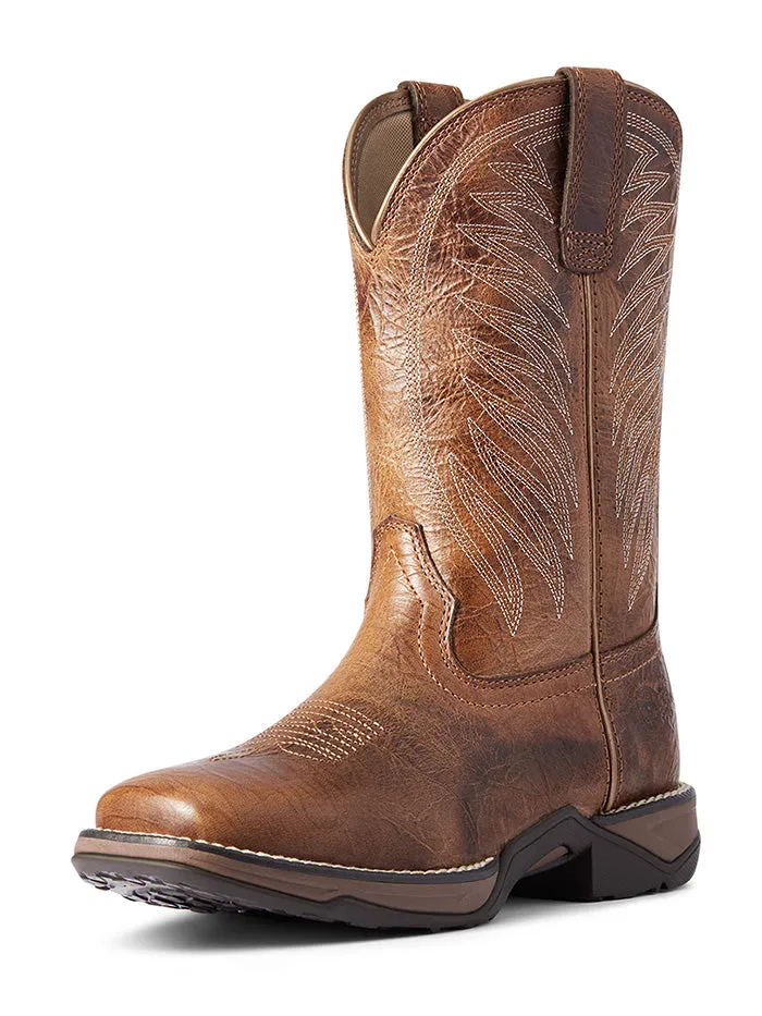 Ariat 10038379 Womens Anthem II Square Toe Western Boot Crackled Cottage