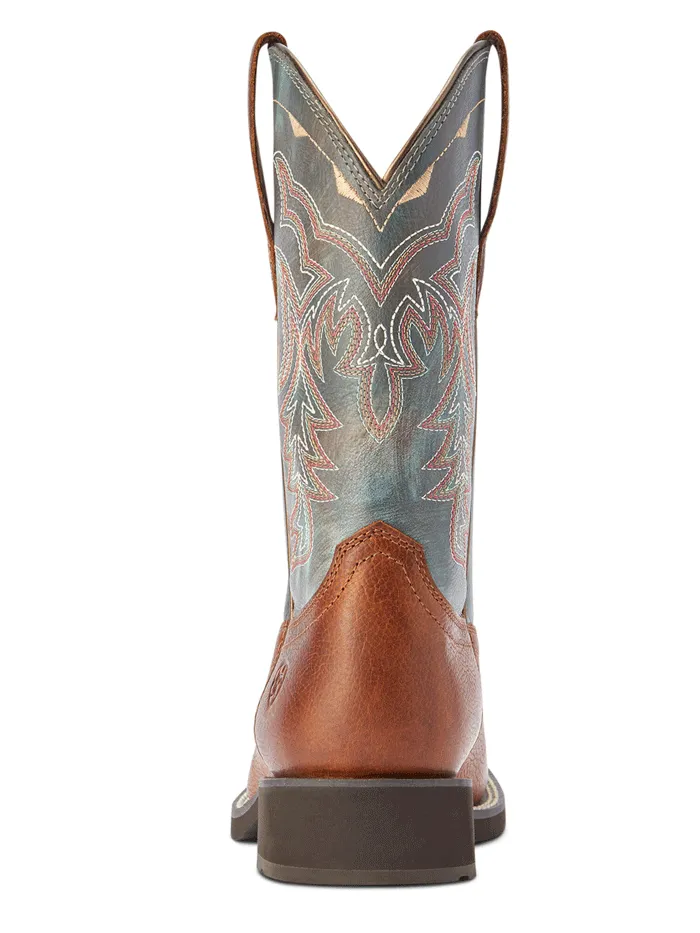 Ariat 10042420 Womens Delilah Square Toe Western Boots Spiced Cider