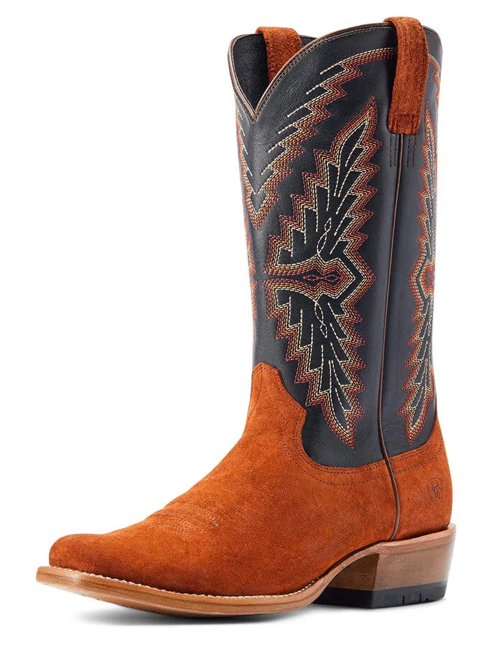 Ariat 10044524 Mens Futurity Showman Western Boot Dark Copper Roughout