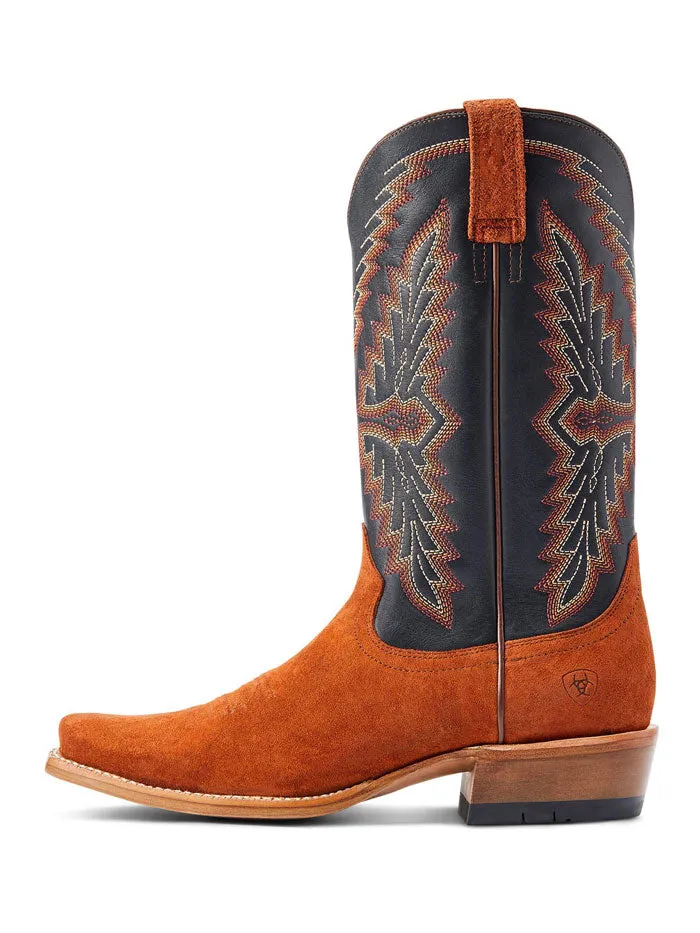 Ariat 10044524 Mens Futurity Showman Western Boot Dark Copper Roughout