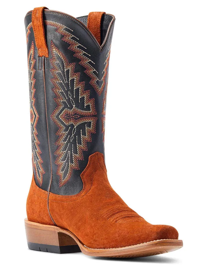 Ariat 10044524 Mens Futurity Showman Western Boot Dark Copper Roughout