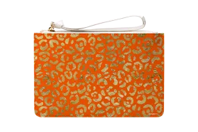 Aries Orange Clutch Bag