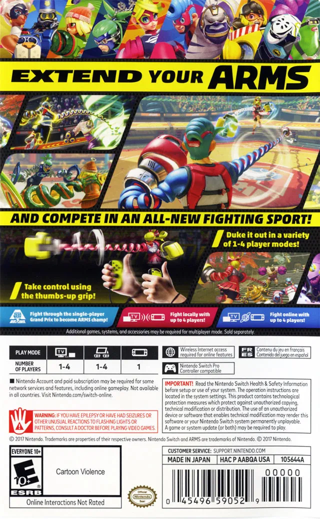 ARMS - (NSW) Nintendo Switch [Pre-Owned]