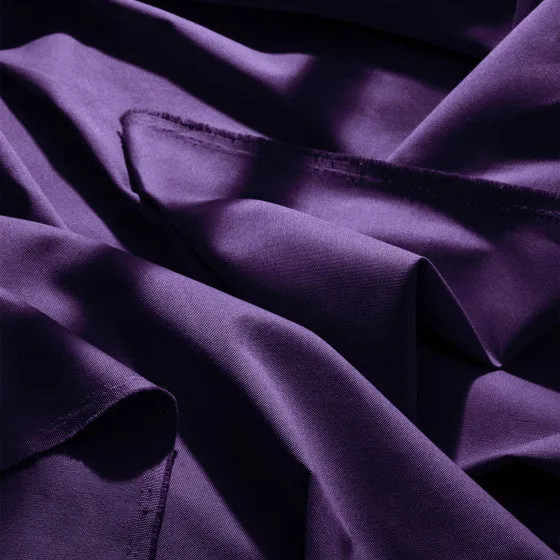 Atelier Brunette - Majestic Purple Light Cotton Gabardine Fabric