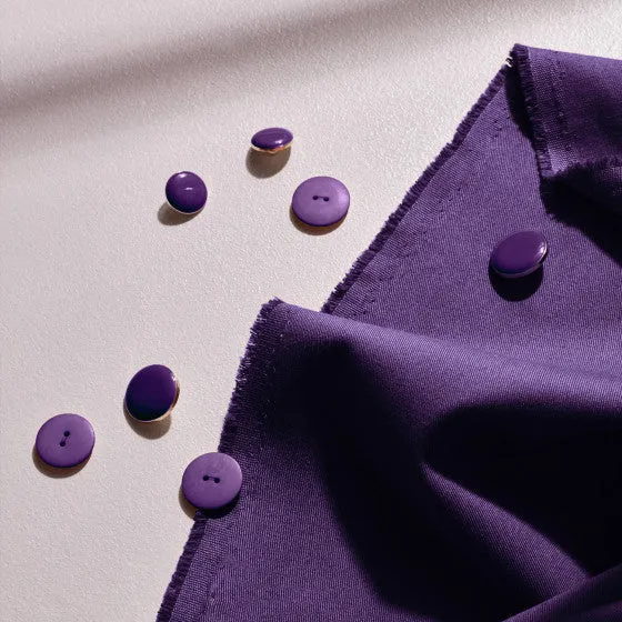 Atelier Brunette - Majestic Purple Light Cotton Gabardine Fabric