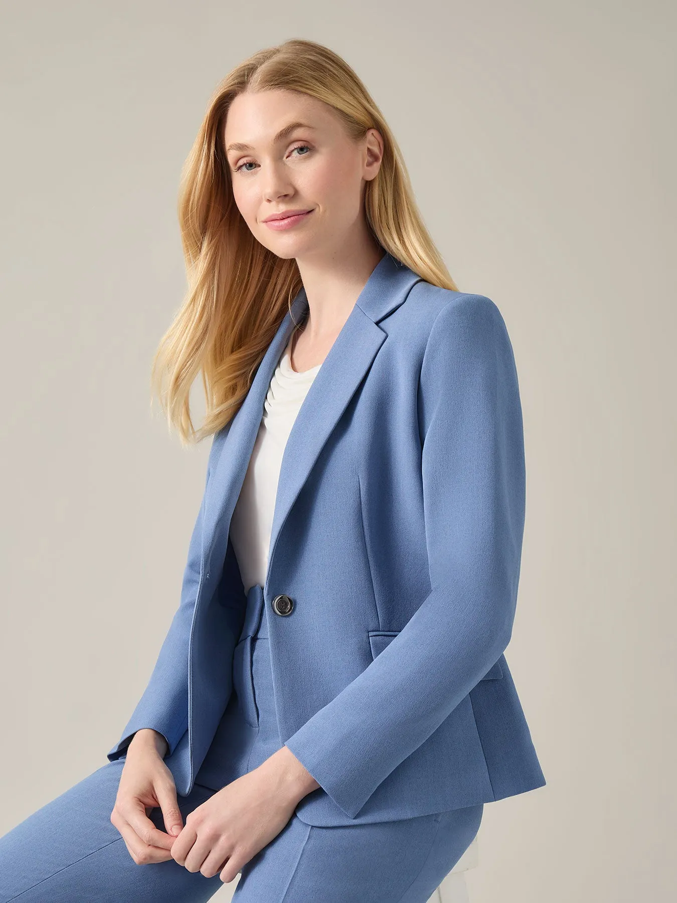 Ava Jacket, Iconic Stretch Crepe