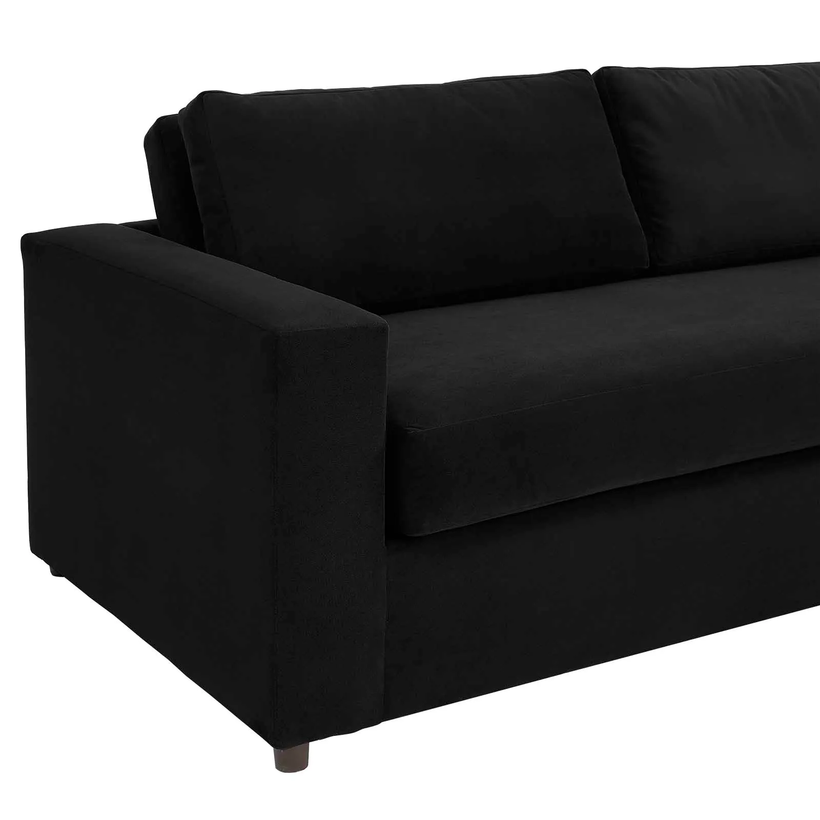 Avendale Velvet Sofa – Made in the USA With Bench Seat Cushion by Modway