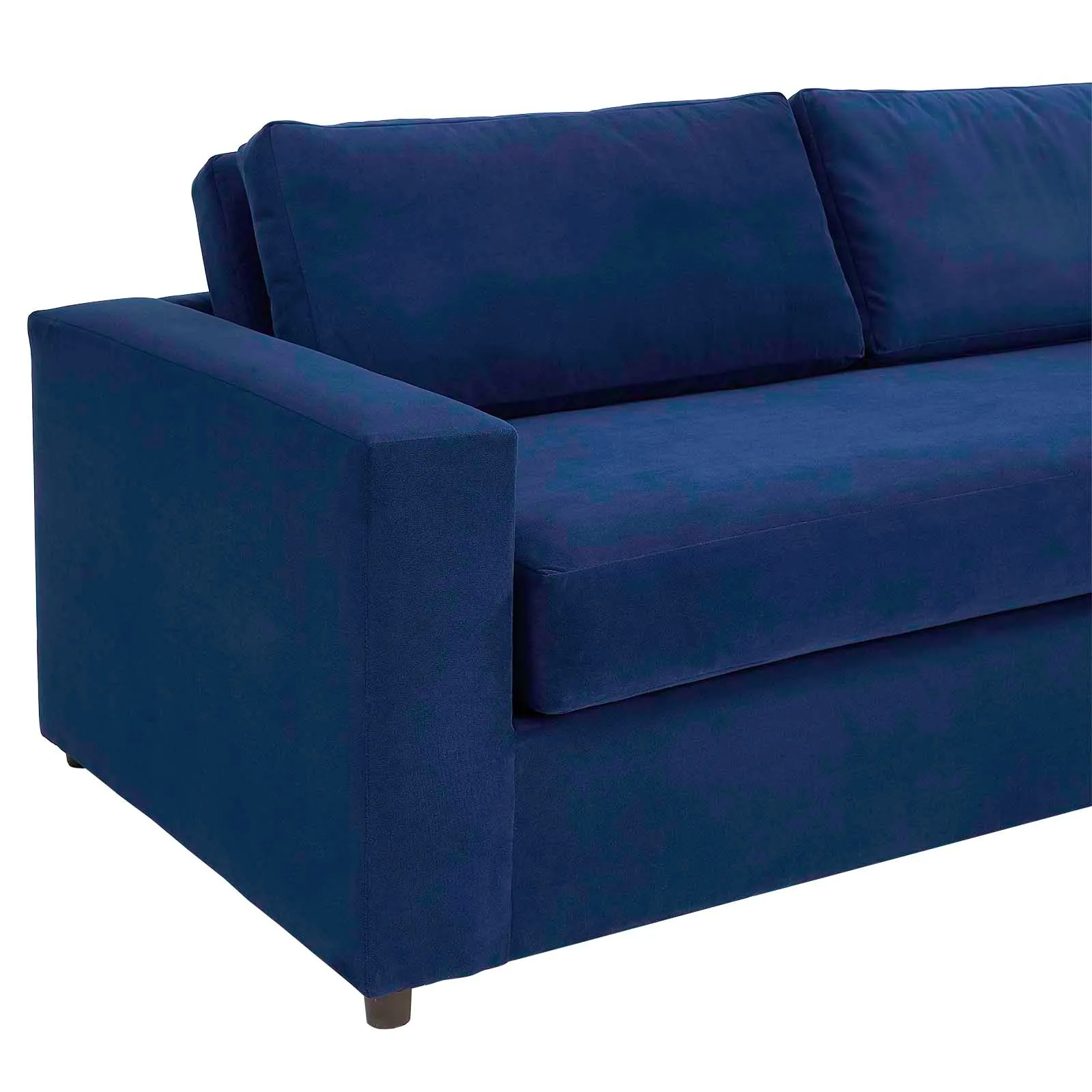 Avendale Velvet Sofa – Made in the USA With Bench Seat Cushion by Modway