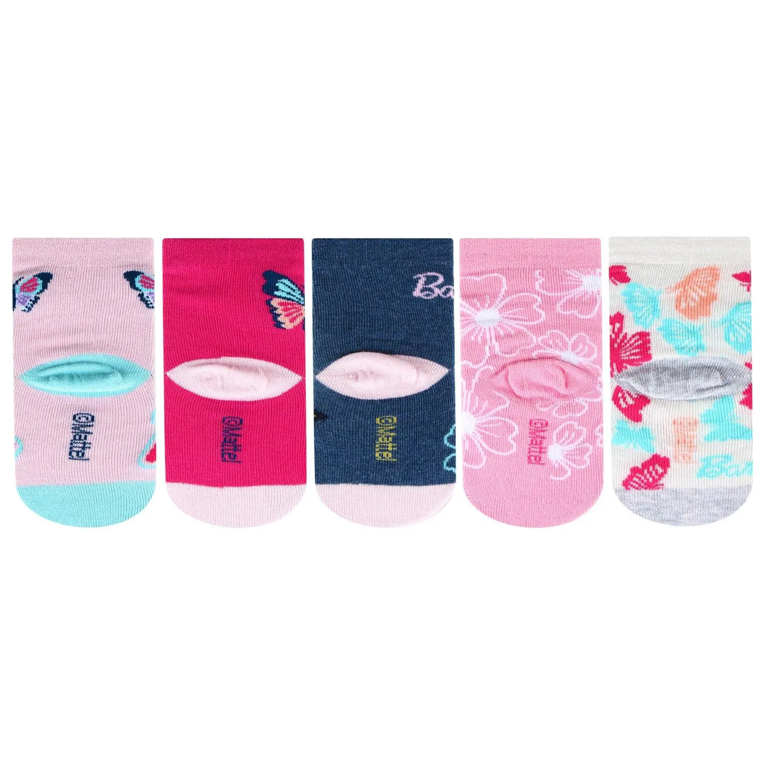 Barbie Newborn Baby Socks - Pack Of 5