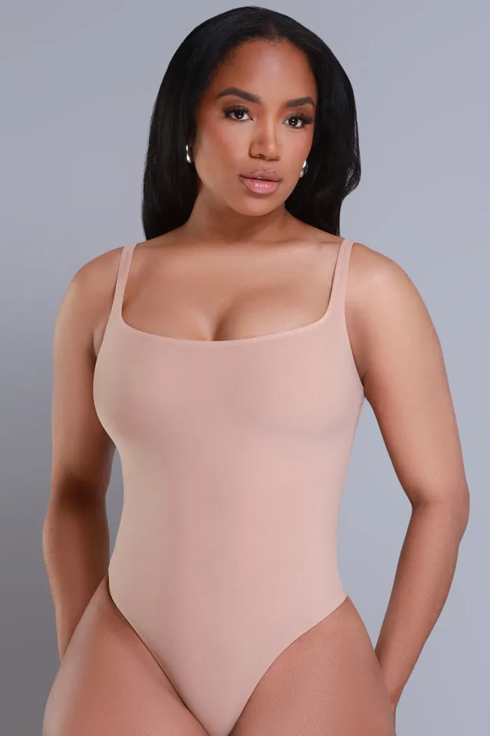 Barely There Sleeveless Bodysuit - Sand No.241 NKDS