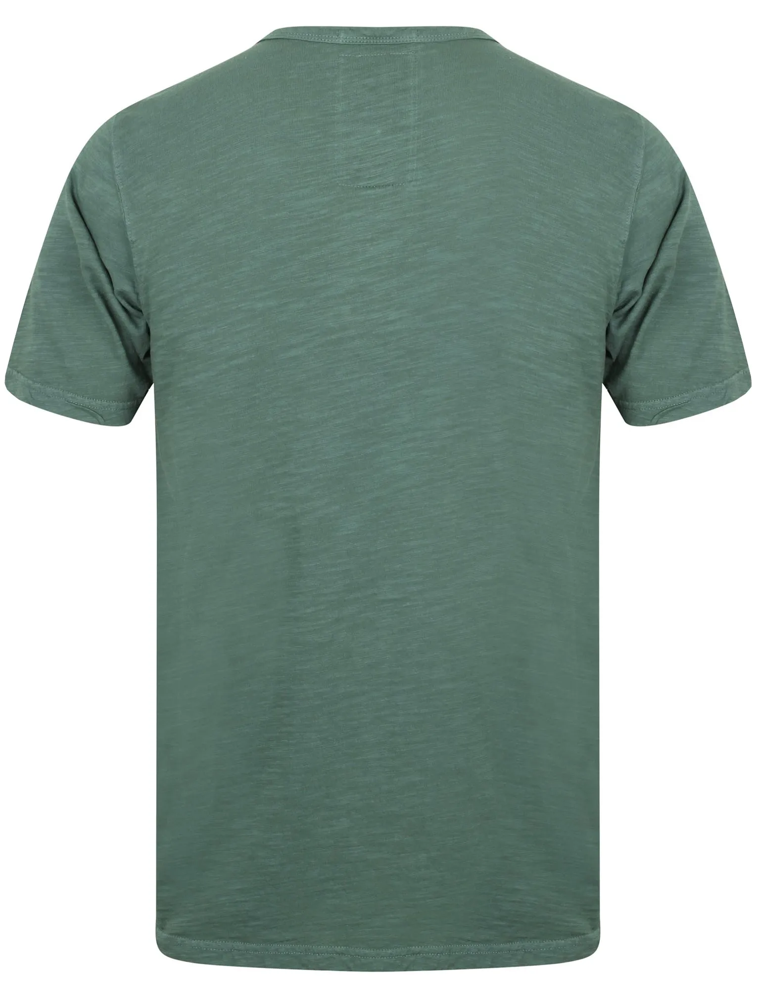 Barry Cotton Slub T-Shirt with Henley Neckline in Mediterranea - Tokyo Laundry