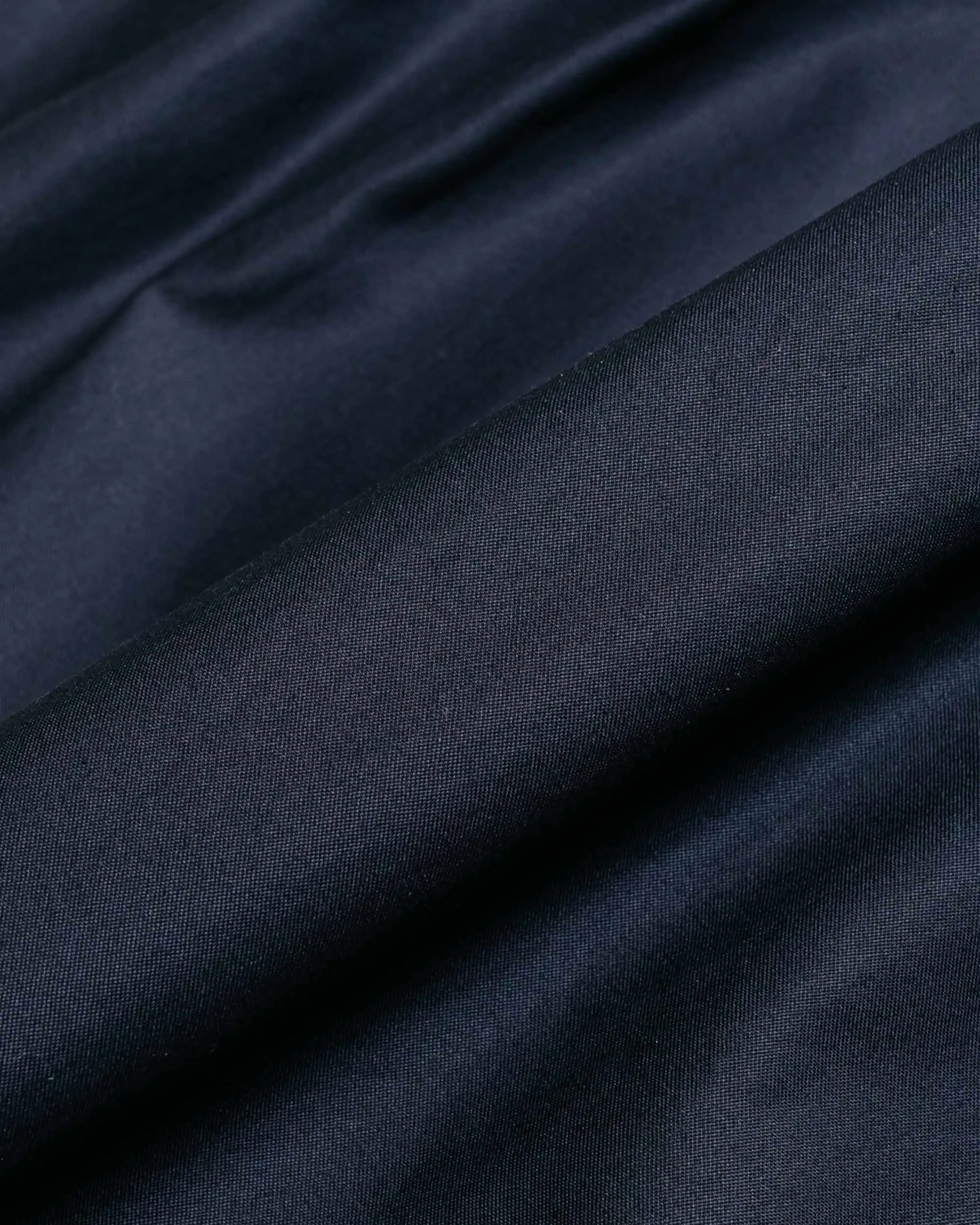 Beams Plus 1Pleat Baker 80/3 Back Satin Navy