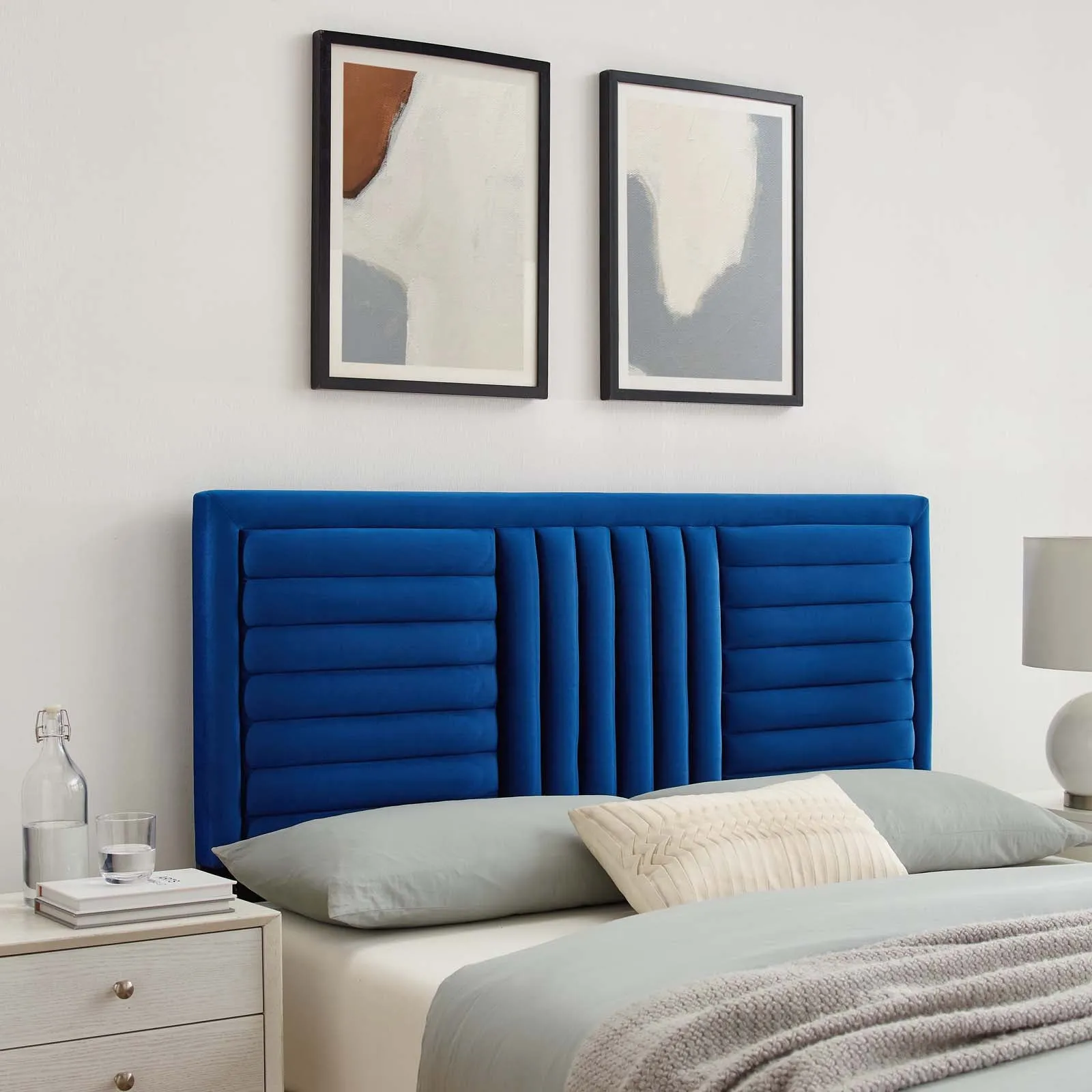 Believe Channel Tufted Performance Velvet Headboard by Modway