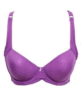 Best For Bridal Bra's 8811 Purple, Single Padded - Under Wired Bra - By Change