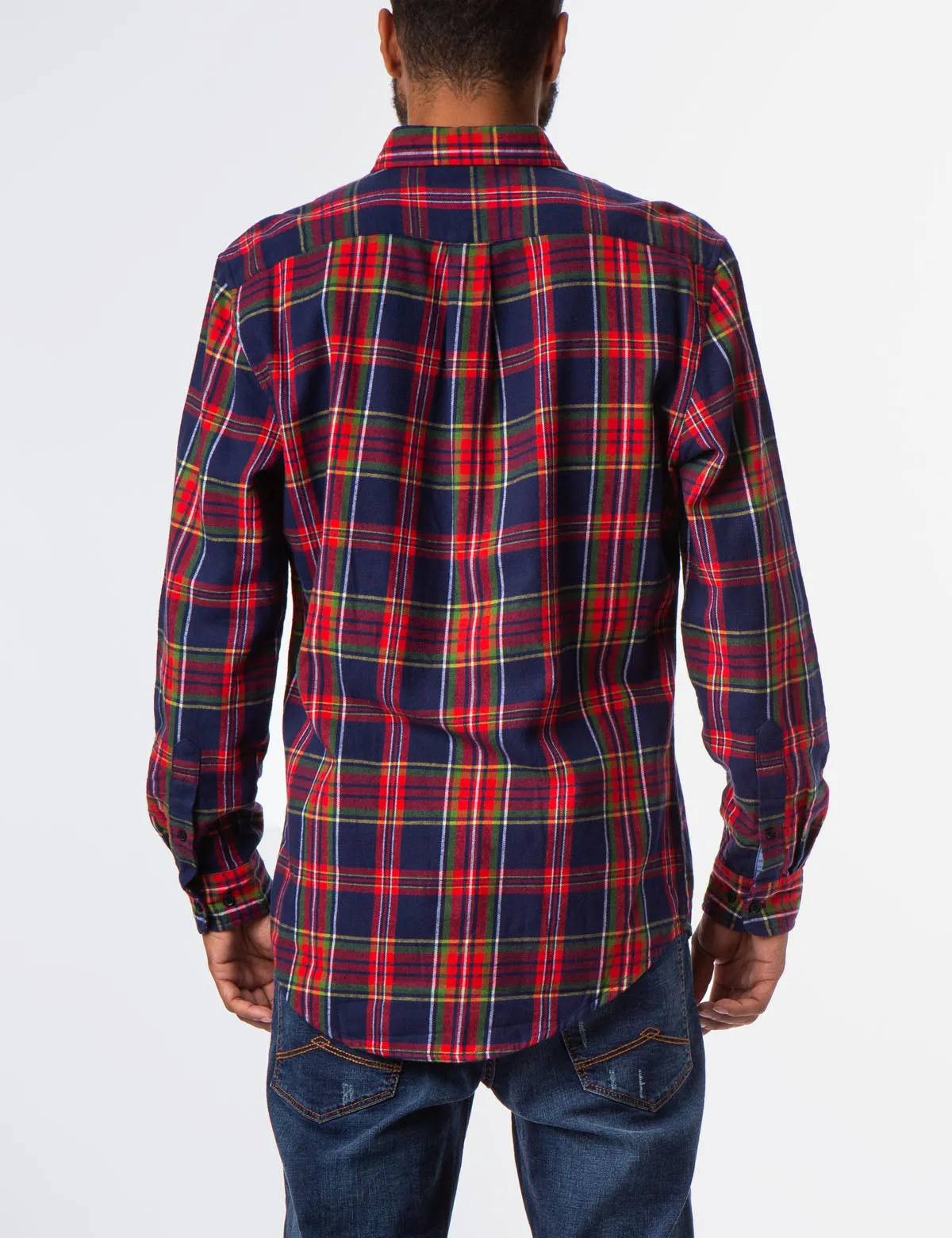 BIG PLAID TWILL SHIRT