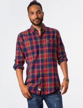 BIG PLAID TWILL SHIRT