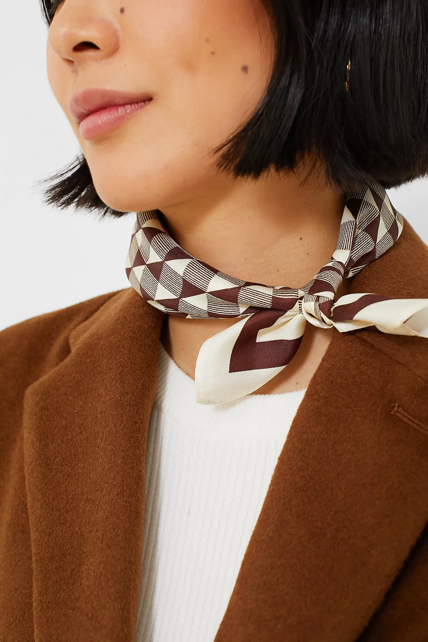 Birch Domino Silk Scarf