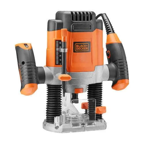 Black & Decker 1200W 6.35mm Plunge Router | KW1200EKA-GB