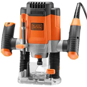 Black & Decker 1200W 6.35mm Plunge Router | KW1200EKA-GB