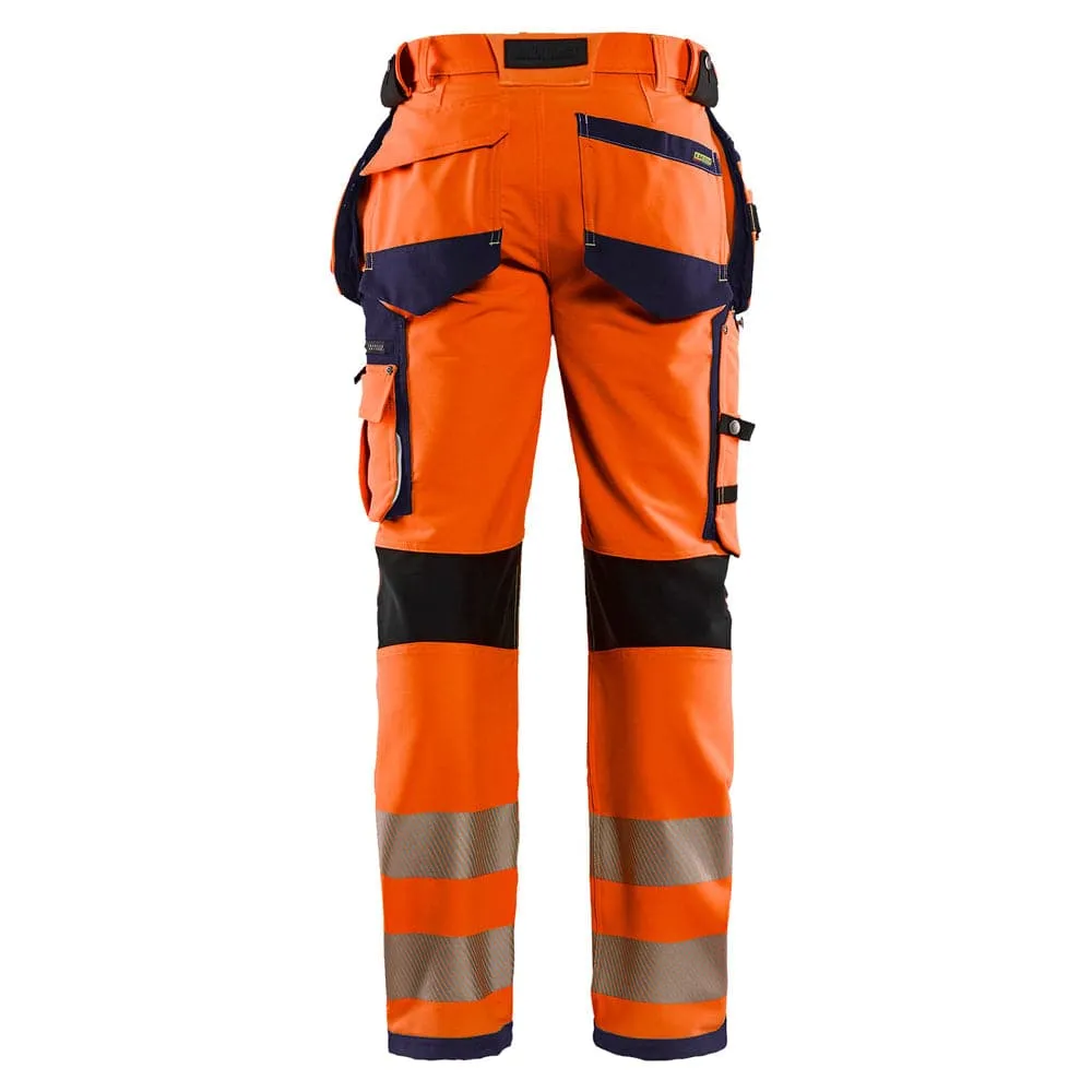 Blaklader 1997 Hi-Vis 4-Way Stretch Holster Pocket Kneepad Work Trousers