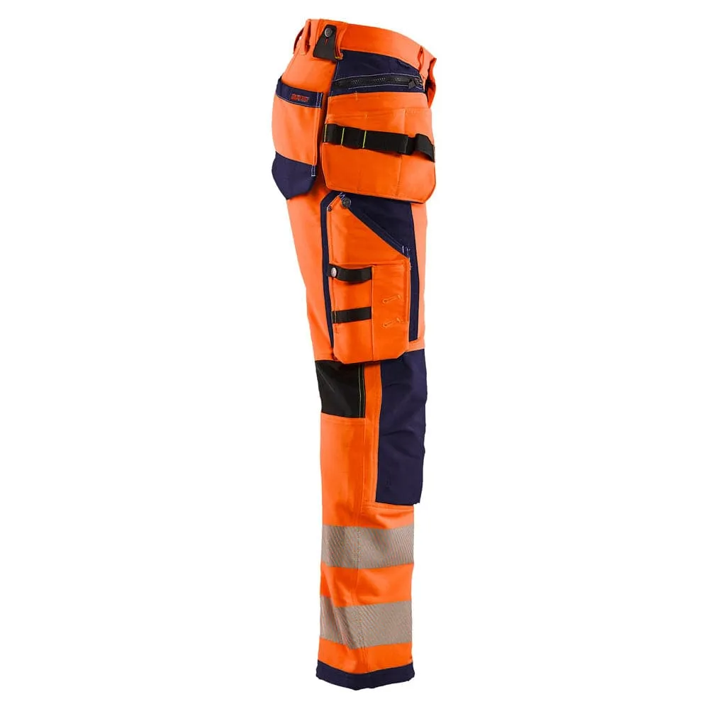 Blaklader 1997 Hi-Vis 4-Way Stretch Holster Pocket Kneepad Work Trousers