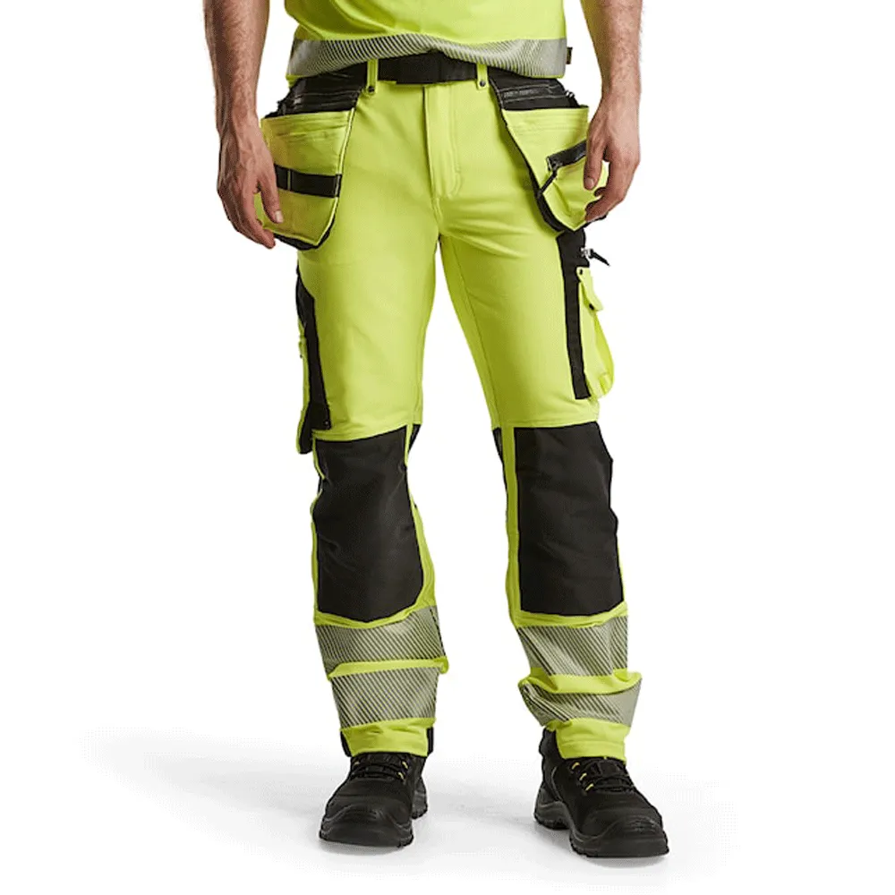 Blaklader 1997 Hi-Vis 4-Way Stretch Holster Pocket Kneepad Work Trousers