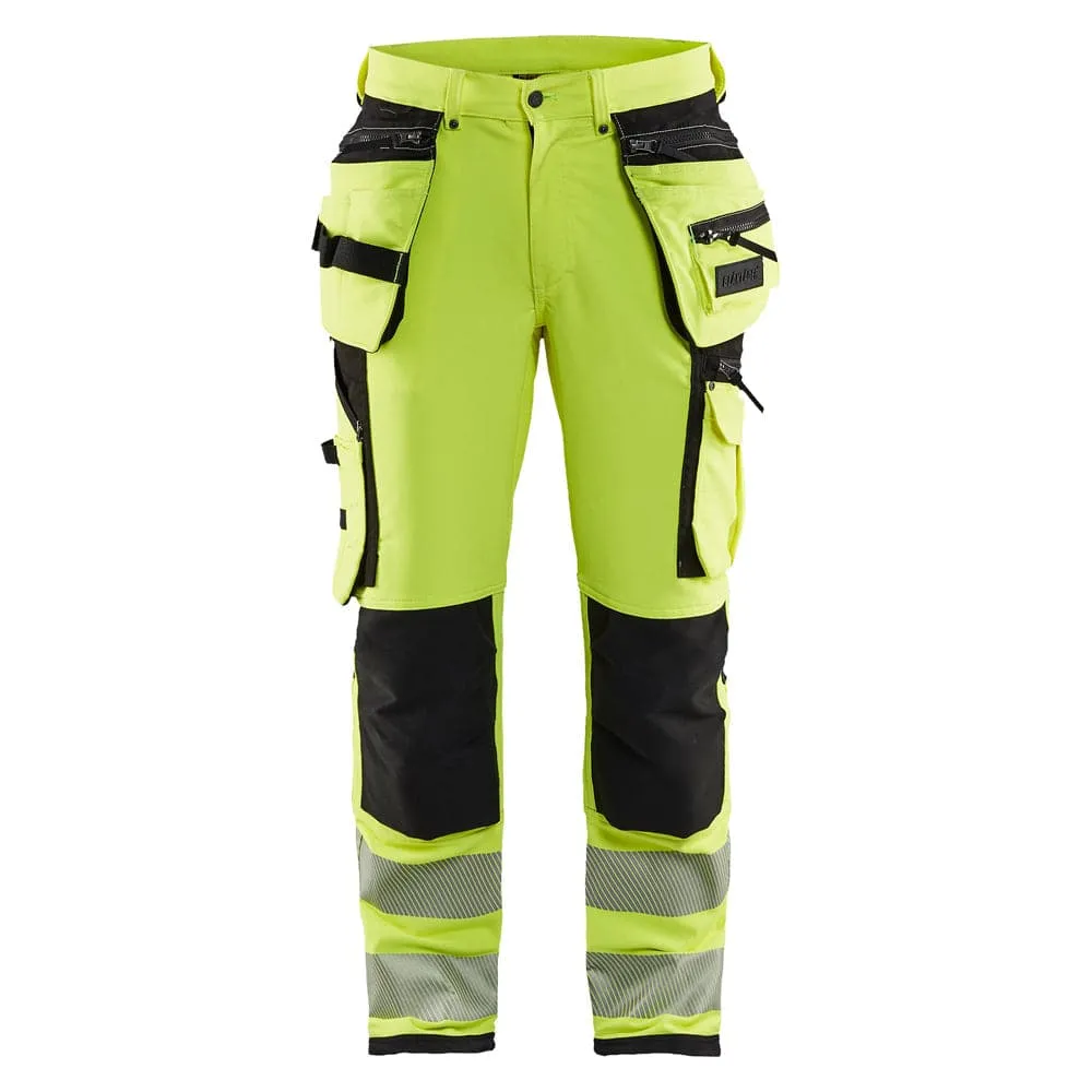 Blaklader 1997 Hi-Vis 4-Way Stretch Holster Pocket Kneepad Work Trousers