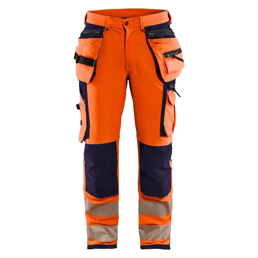 Blaklader 1997 Hi-Vis 4-Way Stretch Holster Pocket Kneepad Work Trousers