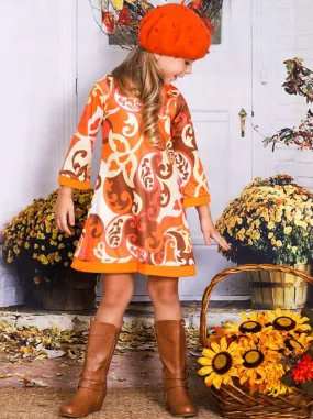 Boho Fall Vibes Twiggy Dress