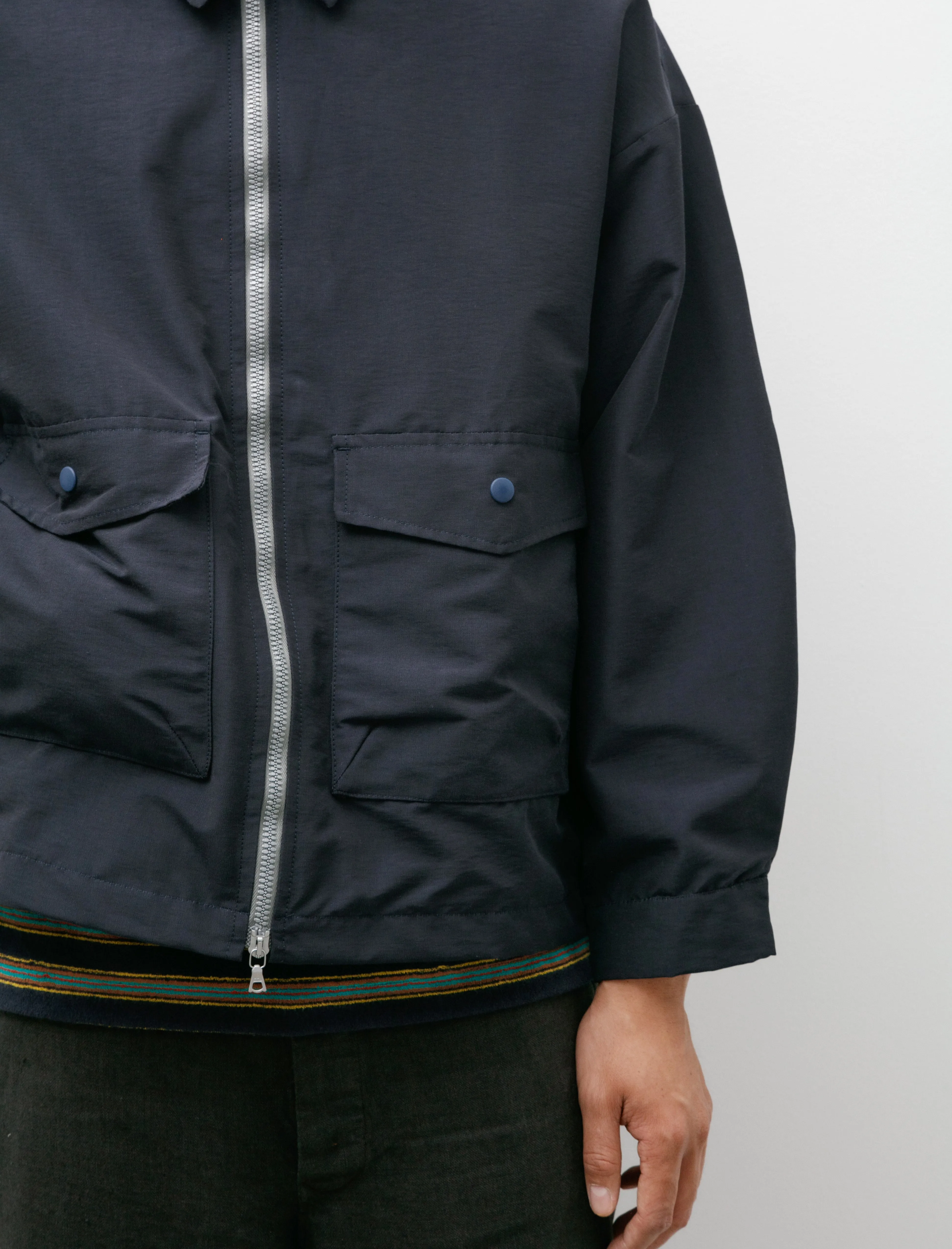 Boxy Swing Jacket Navy Water Repellent