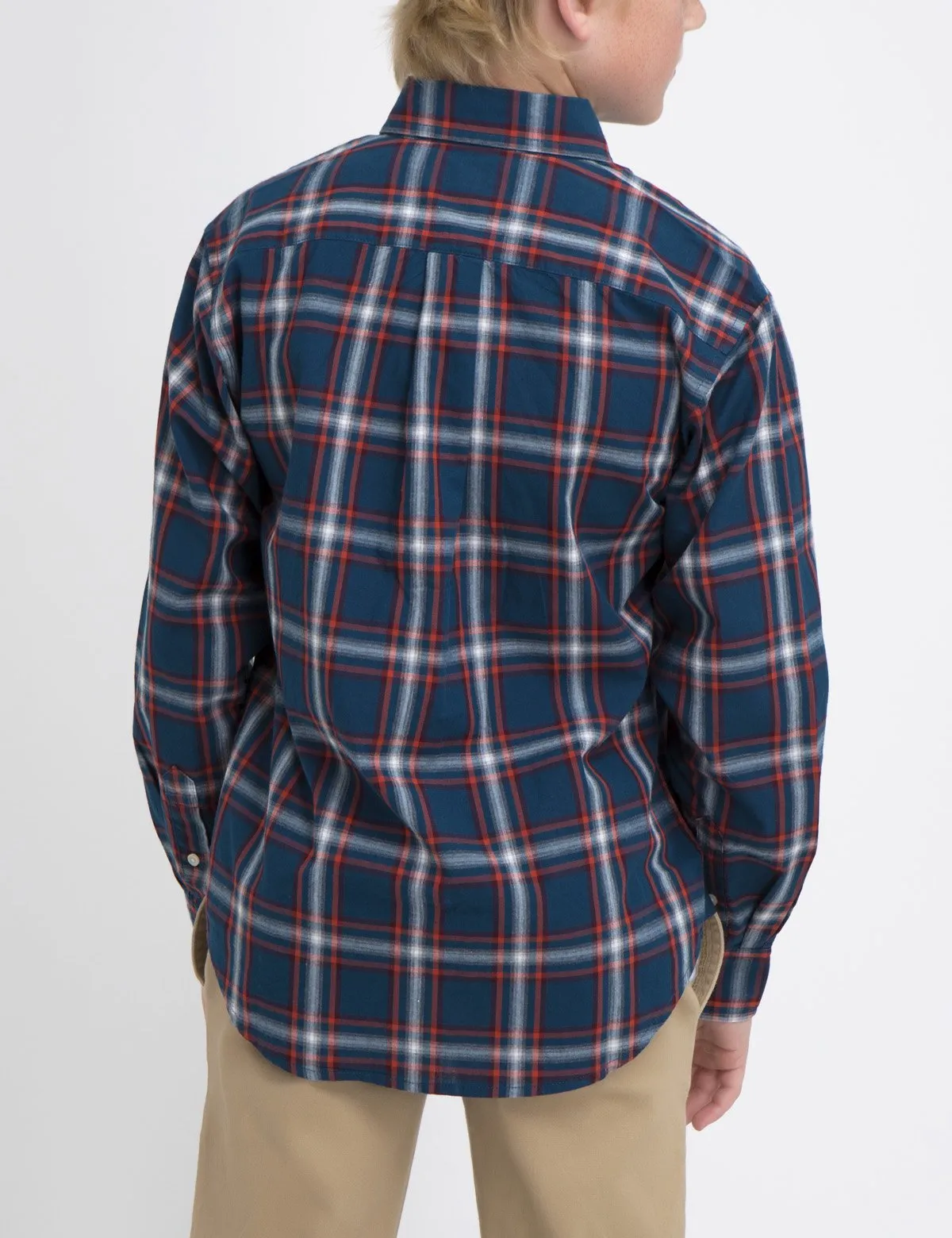 BOYS PLAID SHIRT