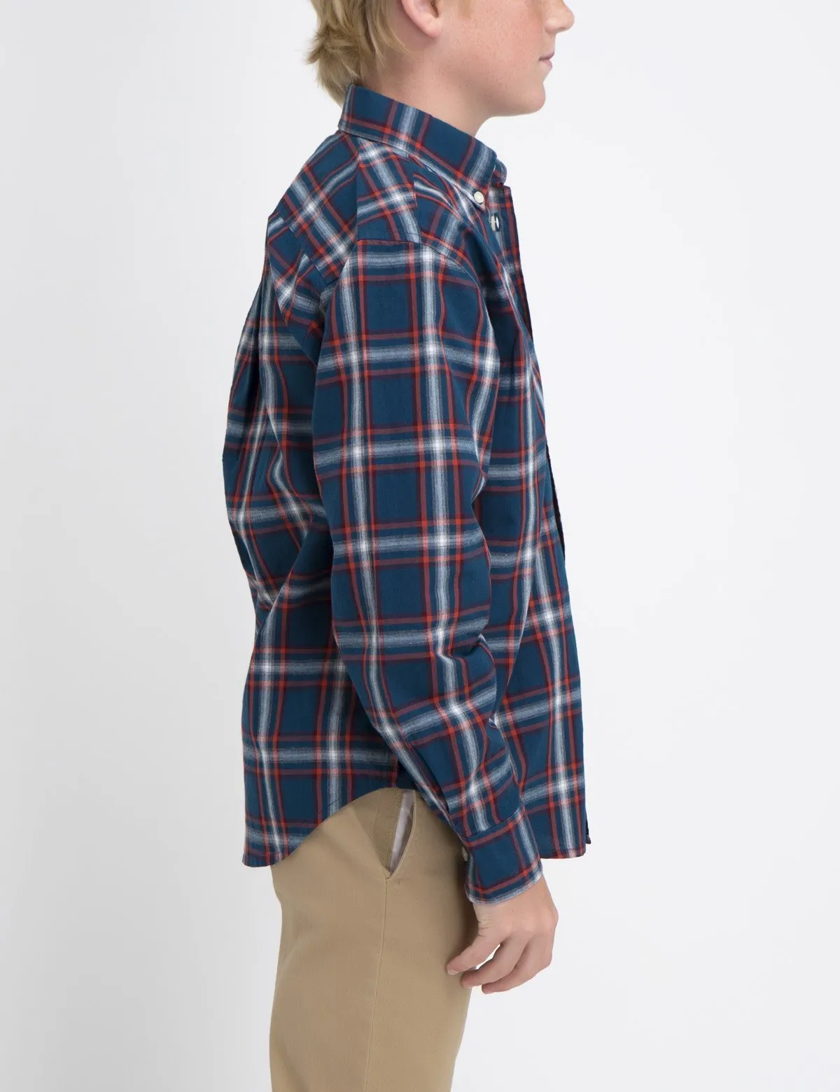 BOYS PLAID SHIRT