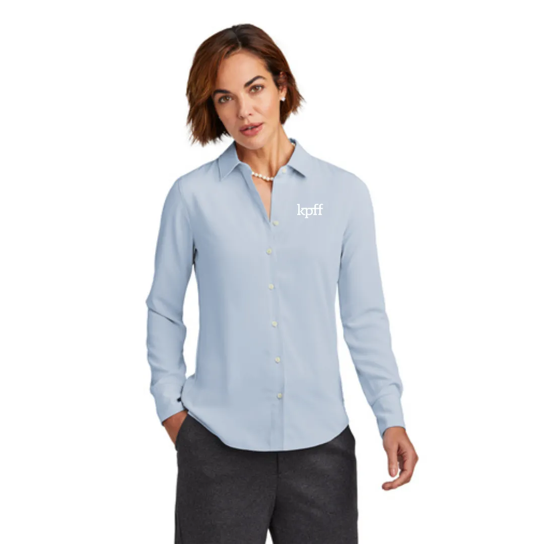 Brooks Brothers® Women’s Full-Button Satin Blouse