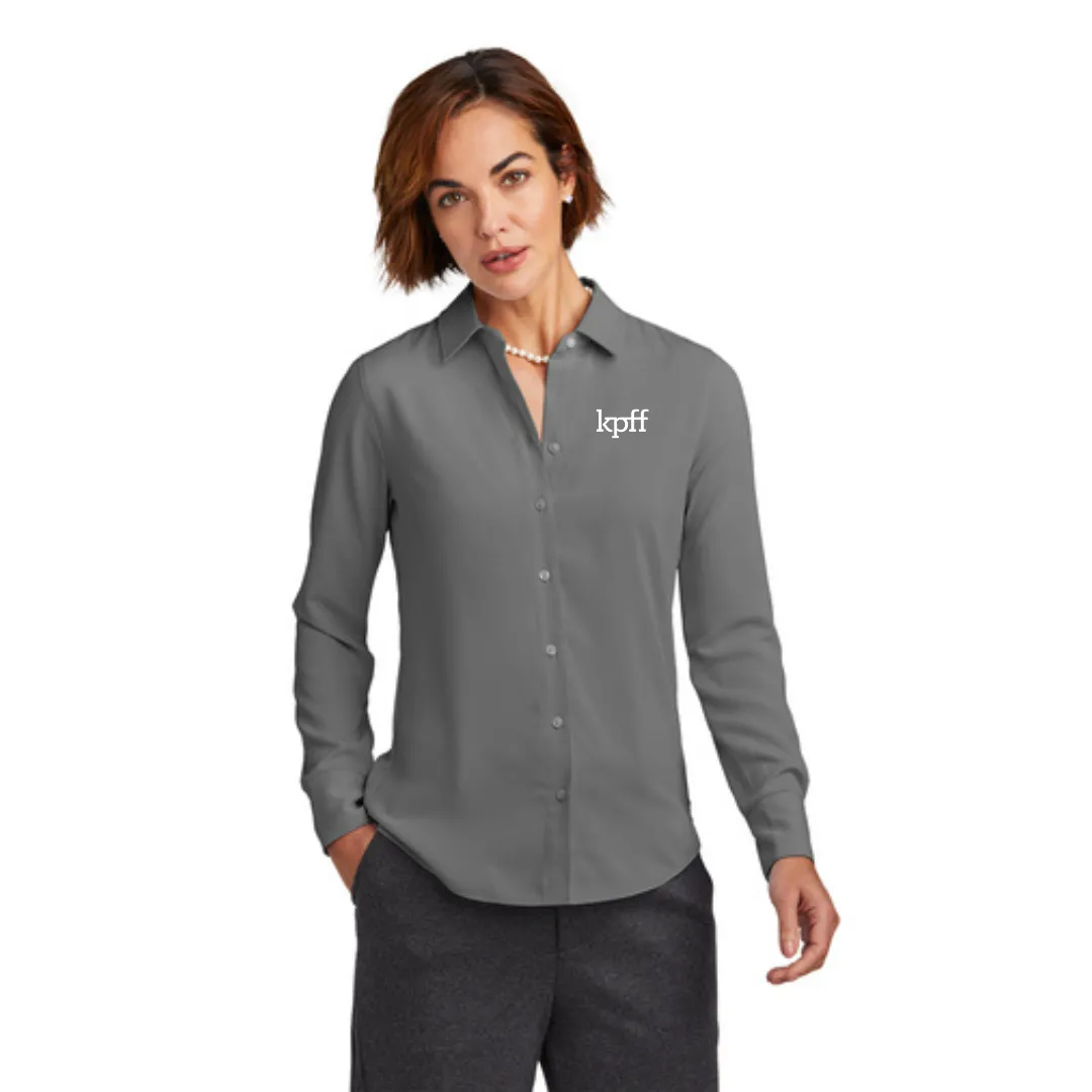 Brooks Brothers® Women’s Full-Button Satin Blouse