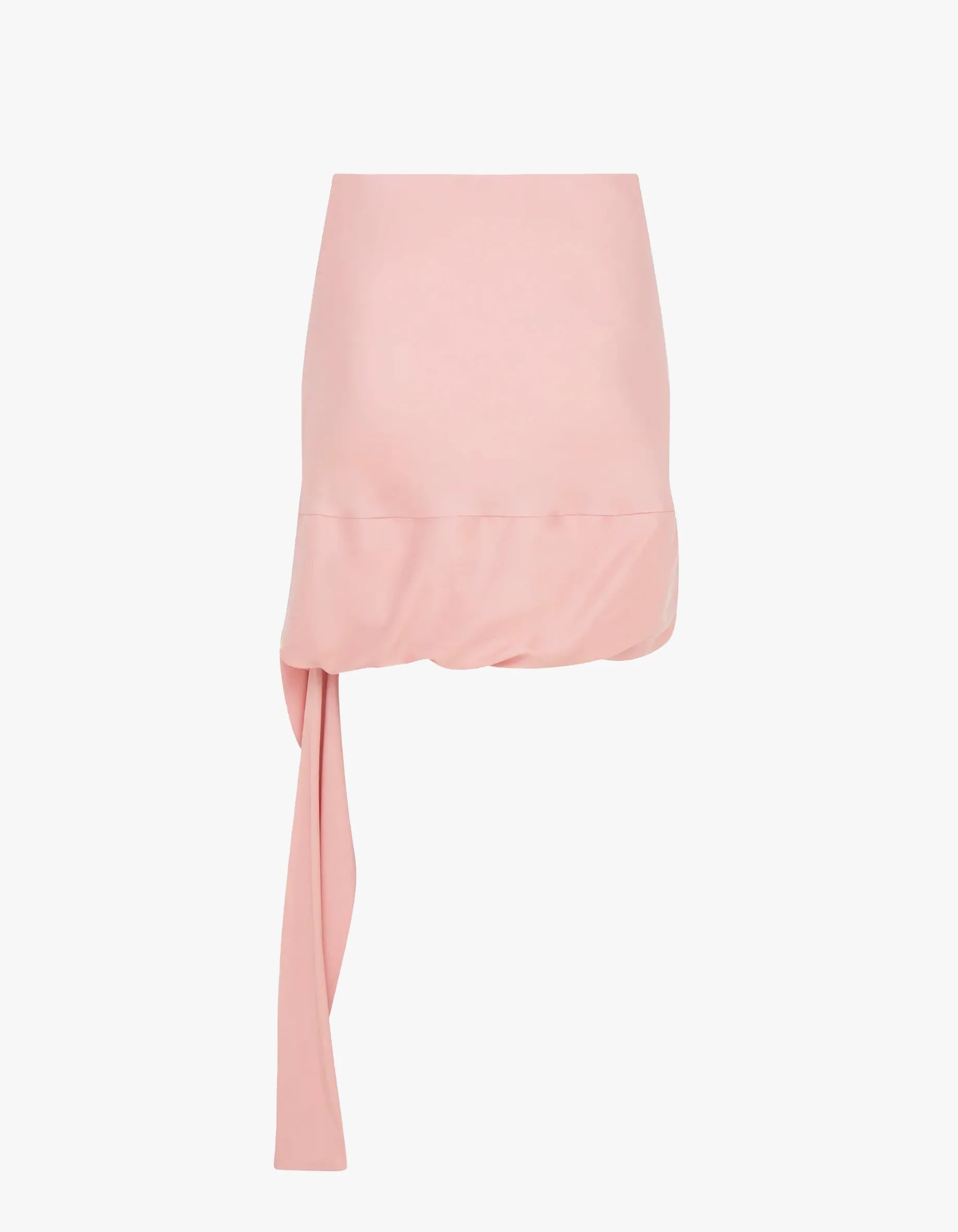 Bubble Hem Mini Skirt - Pink